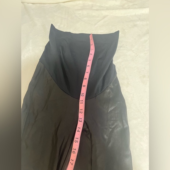 SPANX faux leather maternity legging size S - Picture 11 of 14